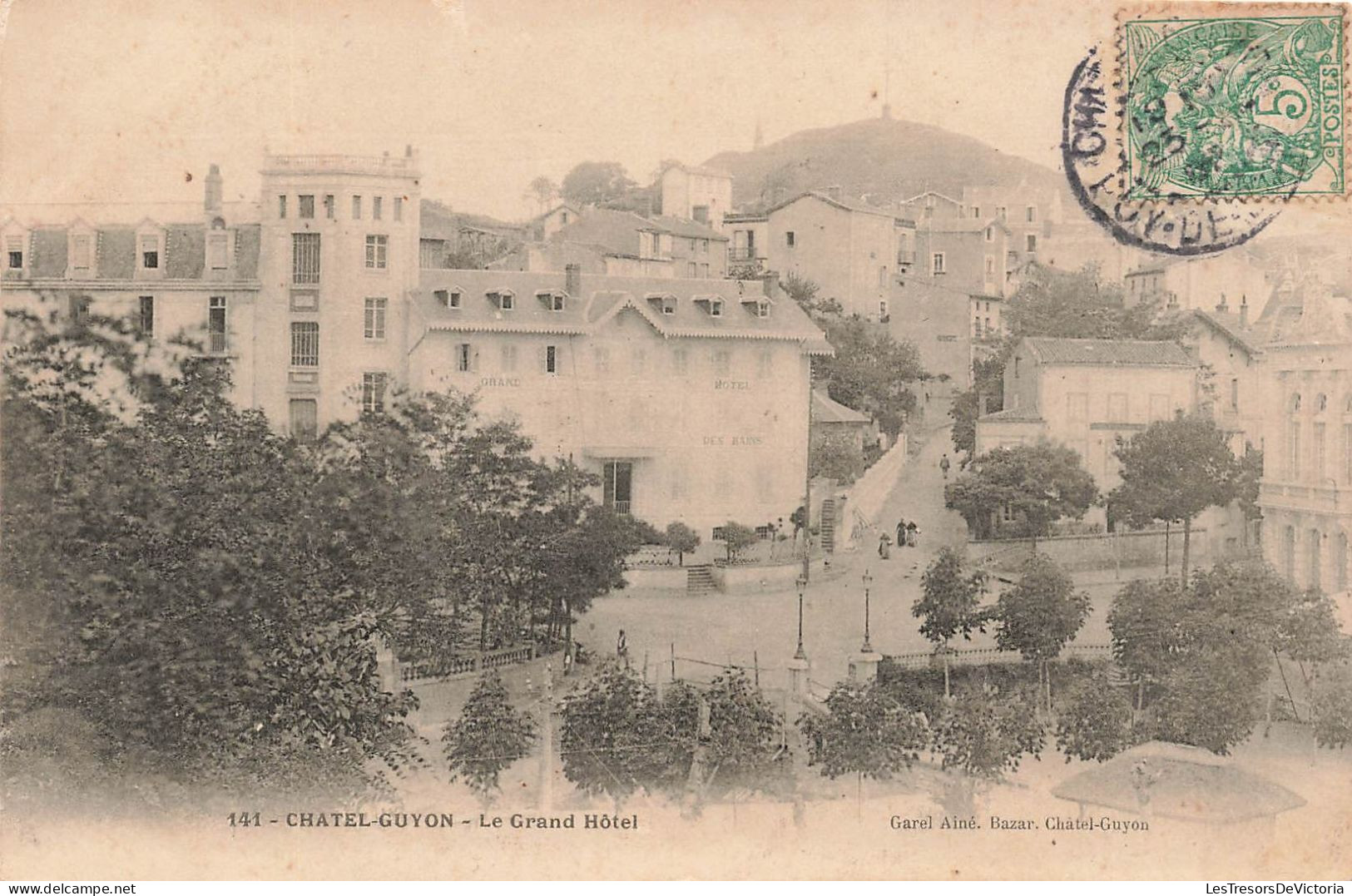 FRANCE - Châtel Guyon - Le Grand Hôtel - Carte Postale Ancienne - Châtel-Guyon