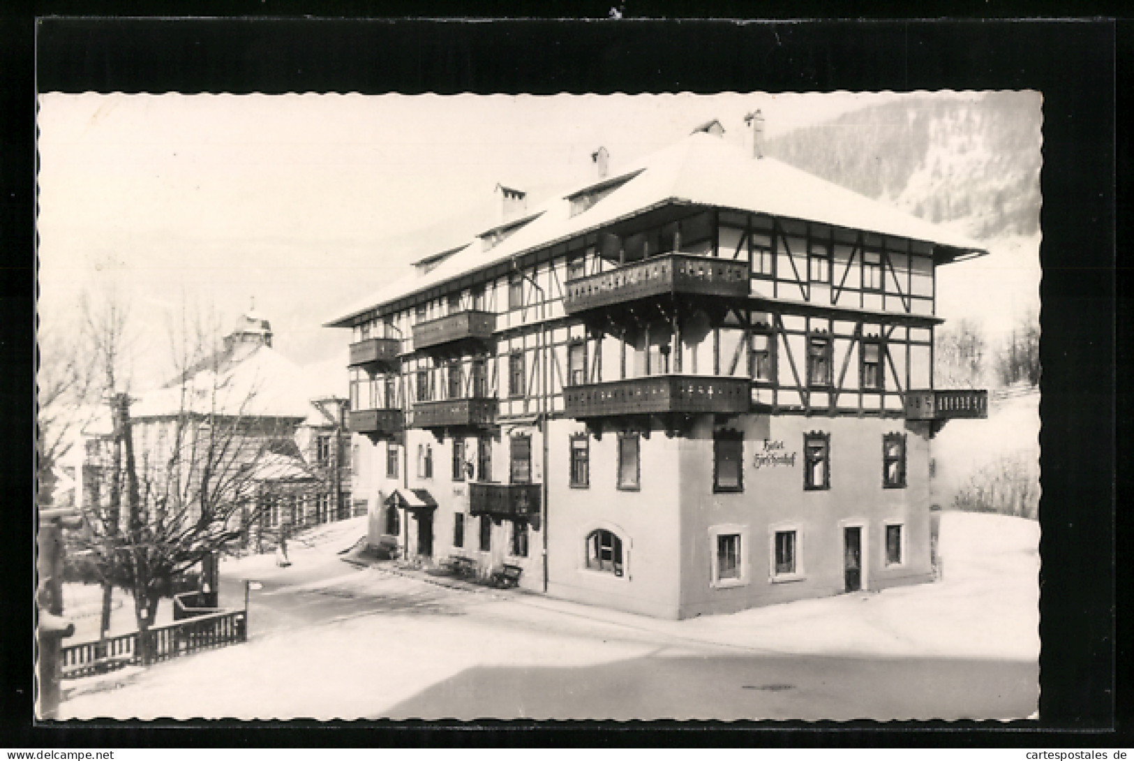 AK Spital Am Semmering, Das Hotel Hirschenhof IM Schnee  - Autres & Non Classés