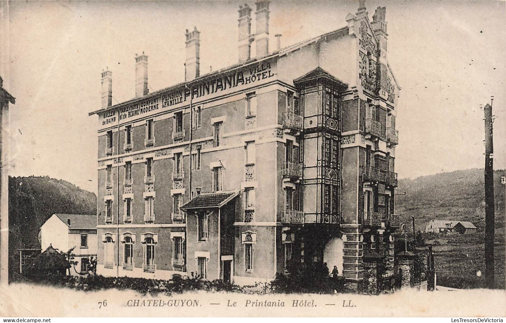 FRANCE - Châtel Guyon - Le Printania Hôtel - Carte Postale Ancienne - Châtel-Guyon