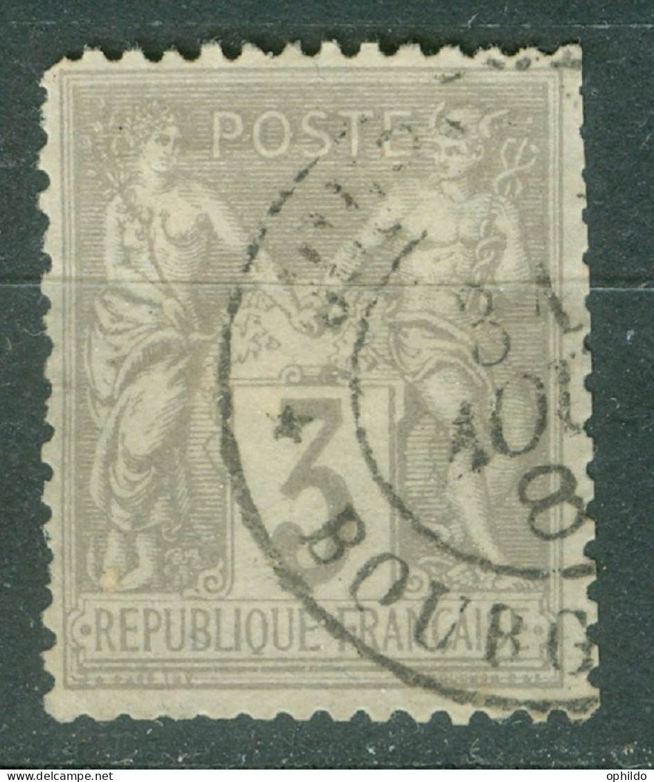 Bourges  Journaux  Sur 87 Defectueux  - 1876-1898 Sage (Type II)
