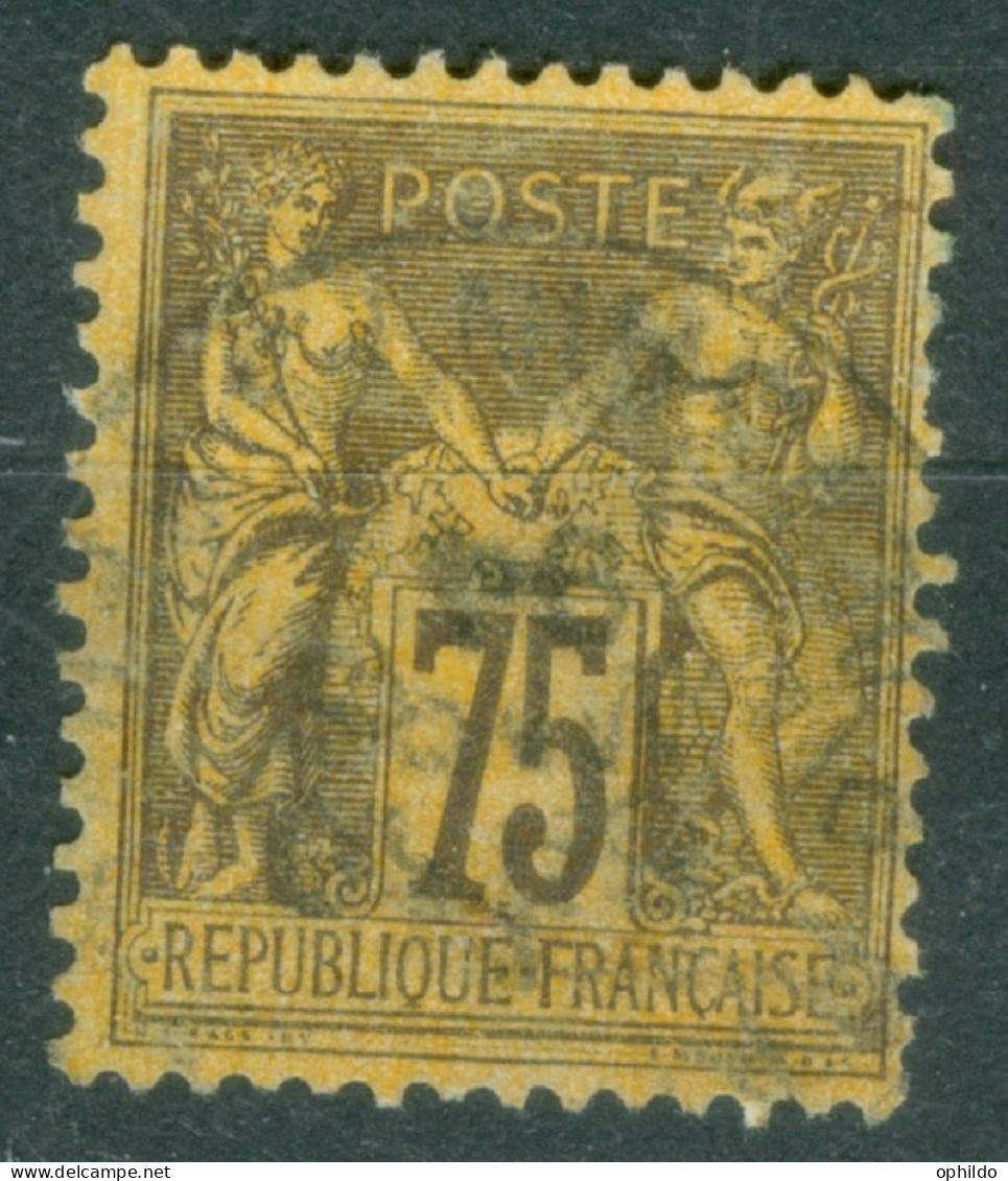 France  99  Ob  TB    - 1876-1898 Sage (Type II)