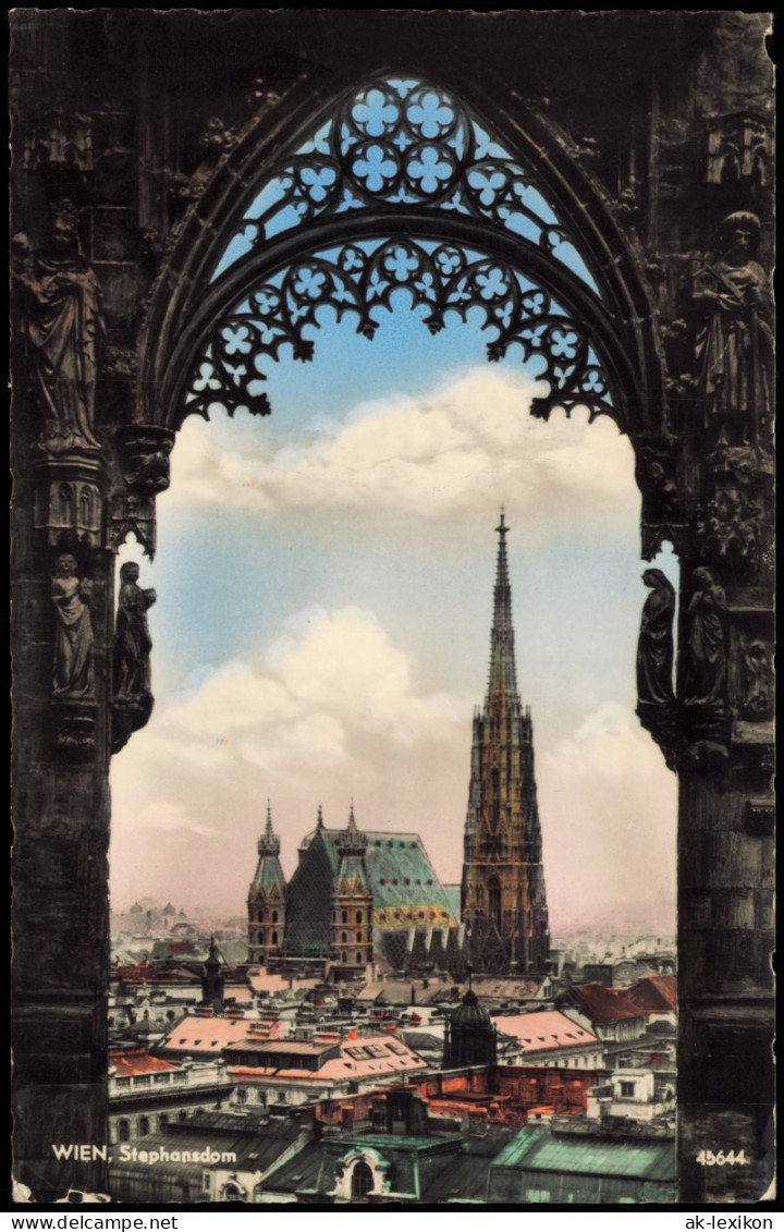 Ansichtskarte Wien Blick Auf Die Stadt 1959 - Other & Unclassified