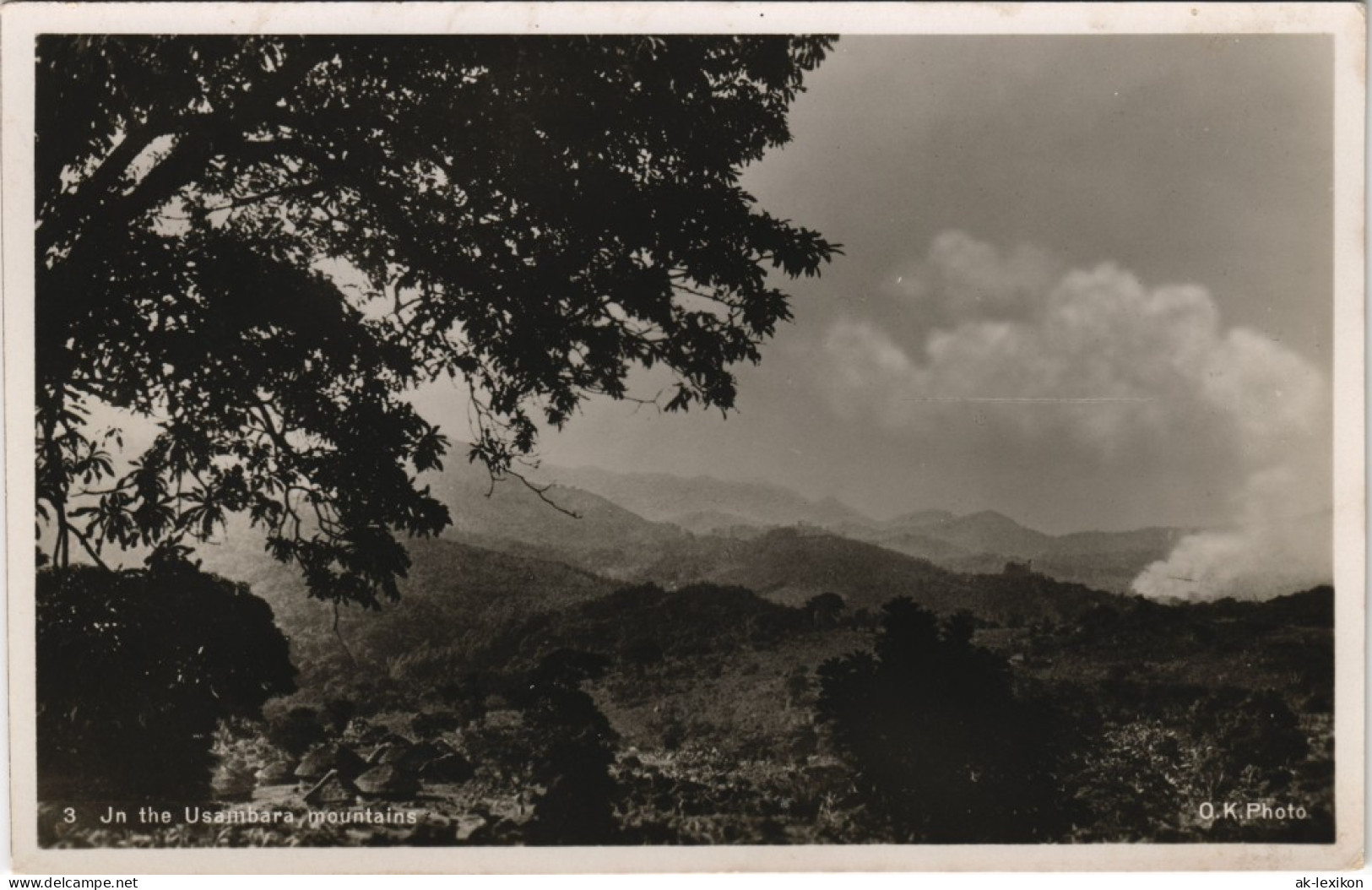 Postcard .Tansania DSWA Tansania Tanzania Usambara Mountain 1930 - Tanzania