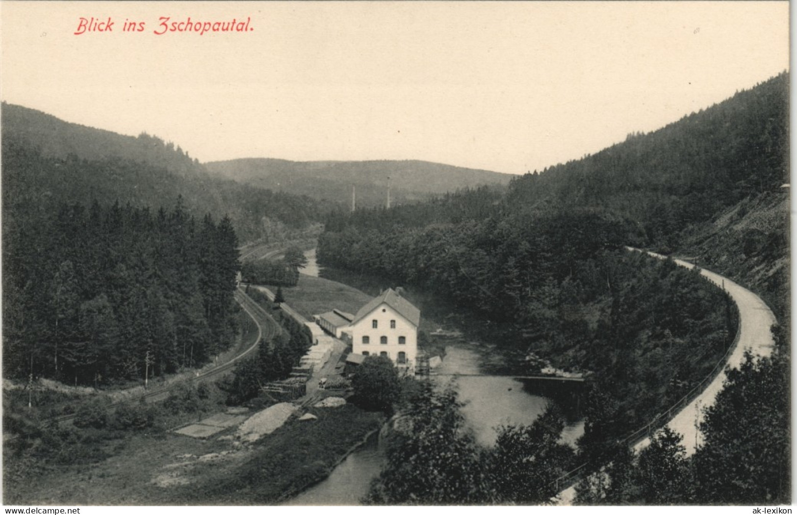 Ansichtskarte Zschopau Mühle Im Zschopautal 1917 - Zschopau