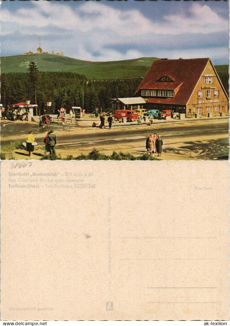 Torfhaus (Harz)-Altenau Sporthotel Brockenblick Bes. Raobe Geb. Spengler 1965 - Altenau