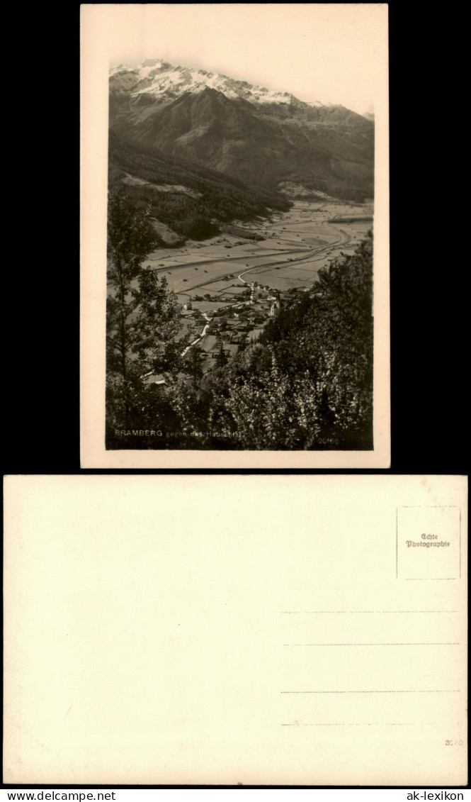 Ansichtskarte Habachtal-Bramberg Am Wildkogel Blick Auf Die Stadt 1930 - Sonstige & Ohne Zuordnung