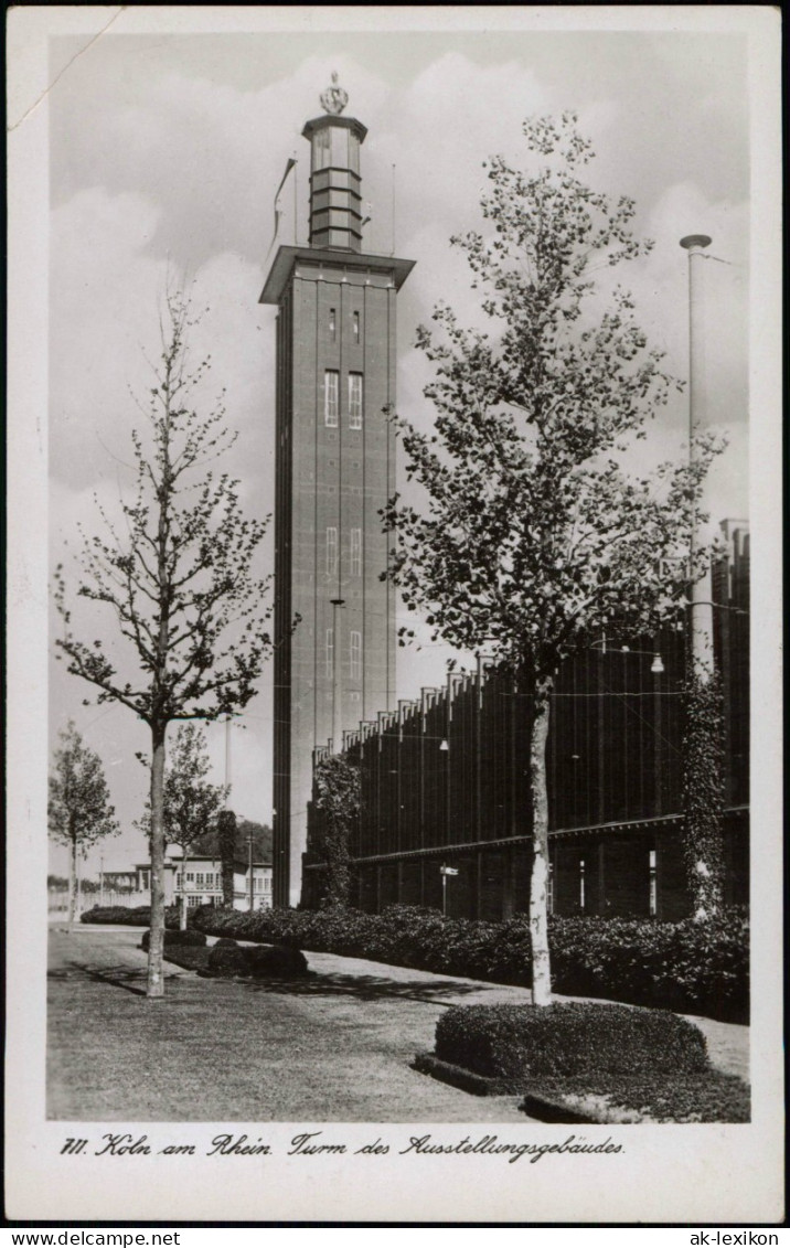 Ansichtskarte Deutz-Köln Düx Turm Des Ausstellungsgebäudes. 1931 - Koeln