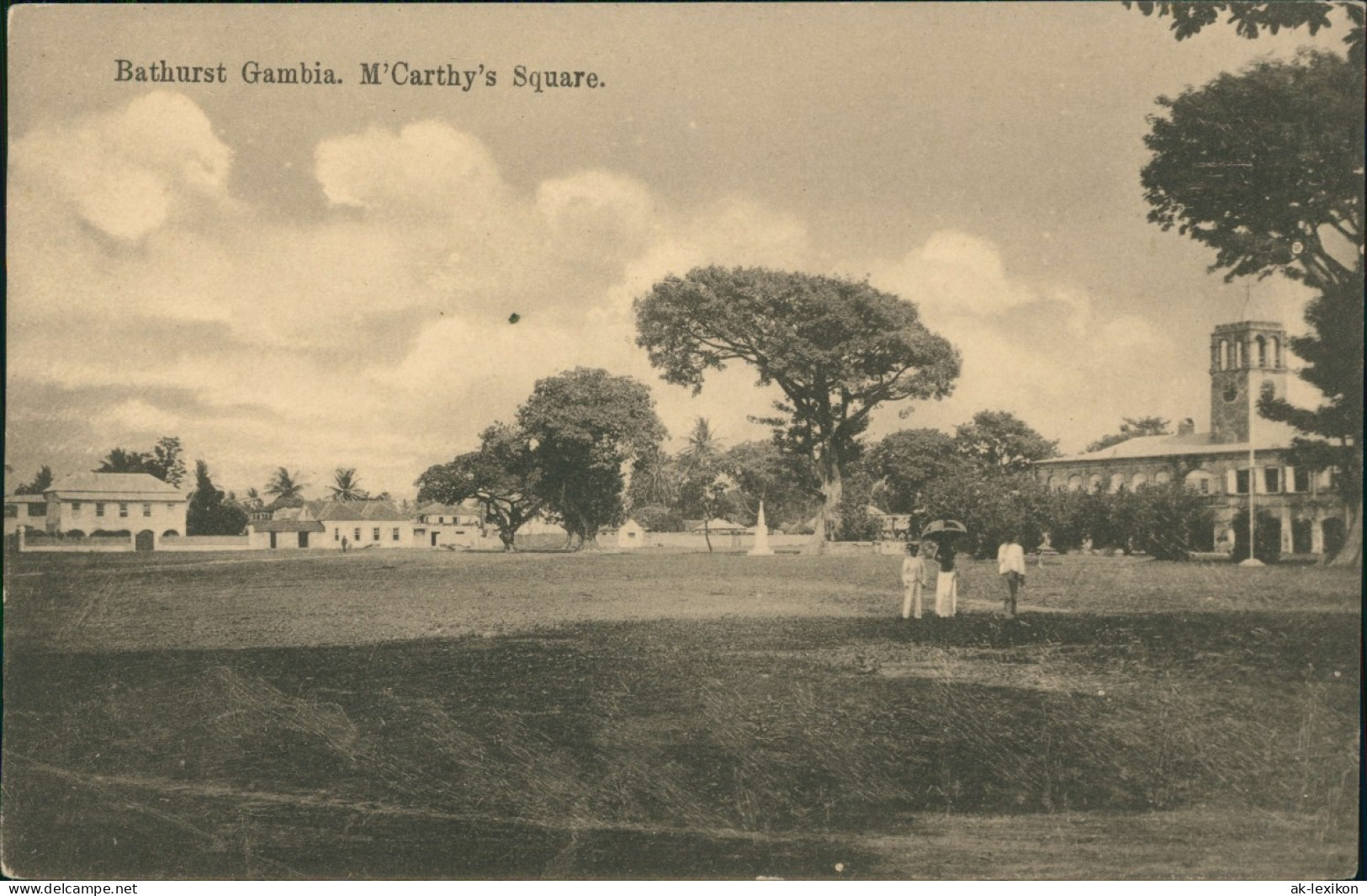 Banjul (bis 1973 Bathurst) Gambia. M'Carthy's Square. Africa Afrika 1919 - Gambia