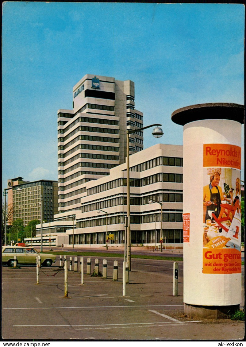Ansichtskarte Hannover Das Allianzhochhaus - Straßenpartie 1972 - Hannover