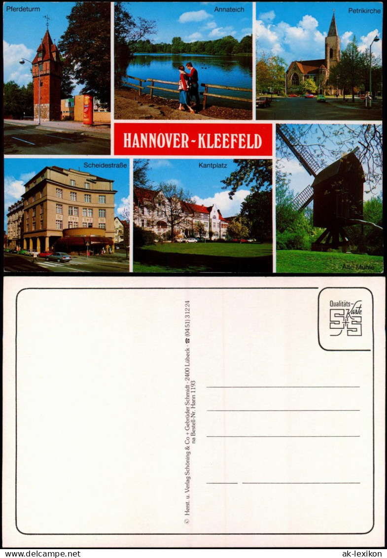 Buchholz-Kleefeld-Hannover Scheidestraße Kantplatz Windmühle 1991 - Hannover