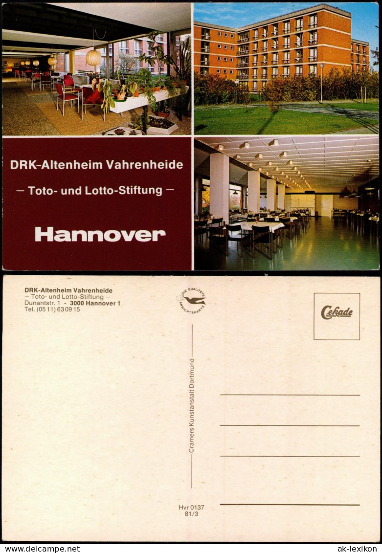 Ansichtskarte Vahrenheide-Hannover DRK-Altenheim - Mehrbild 1981 - Hannover