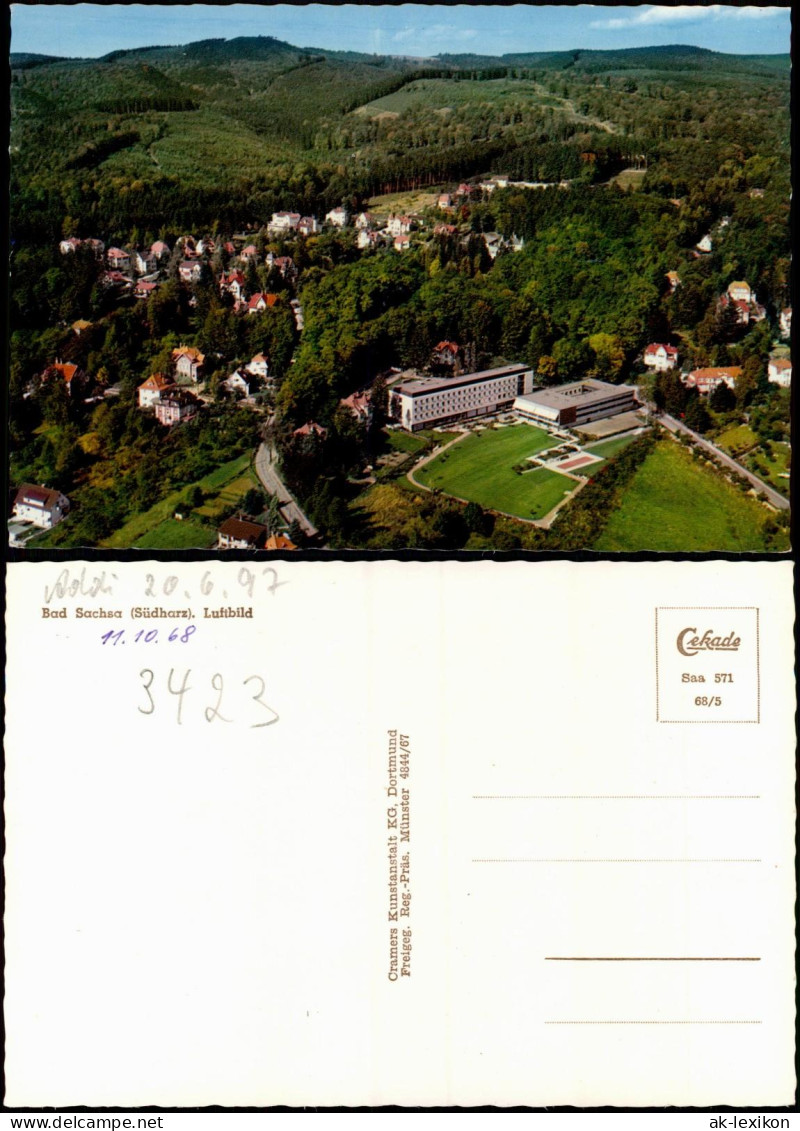 Ansichtskarte Bad Sachsa Luftbild 1968 - Bad Sachsa