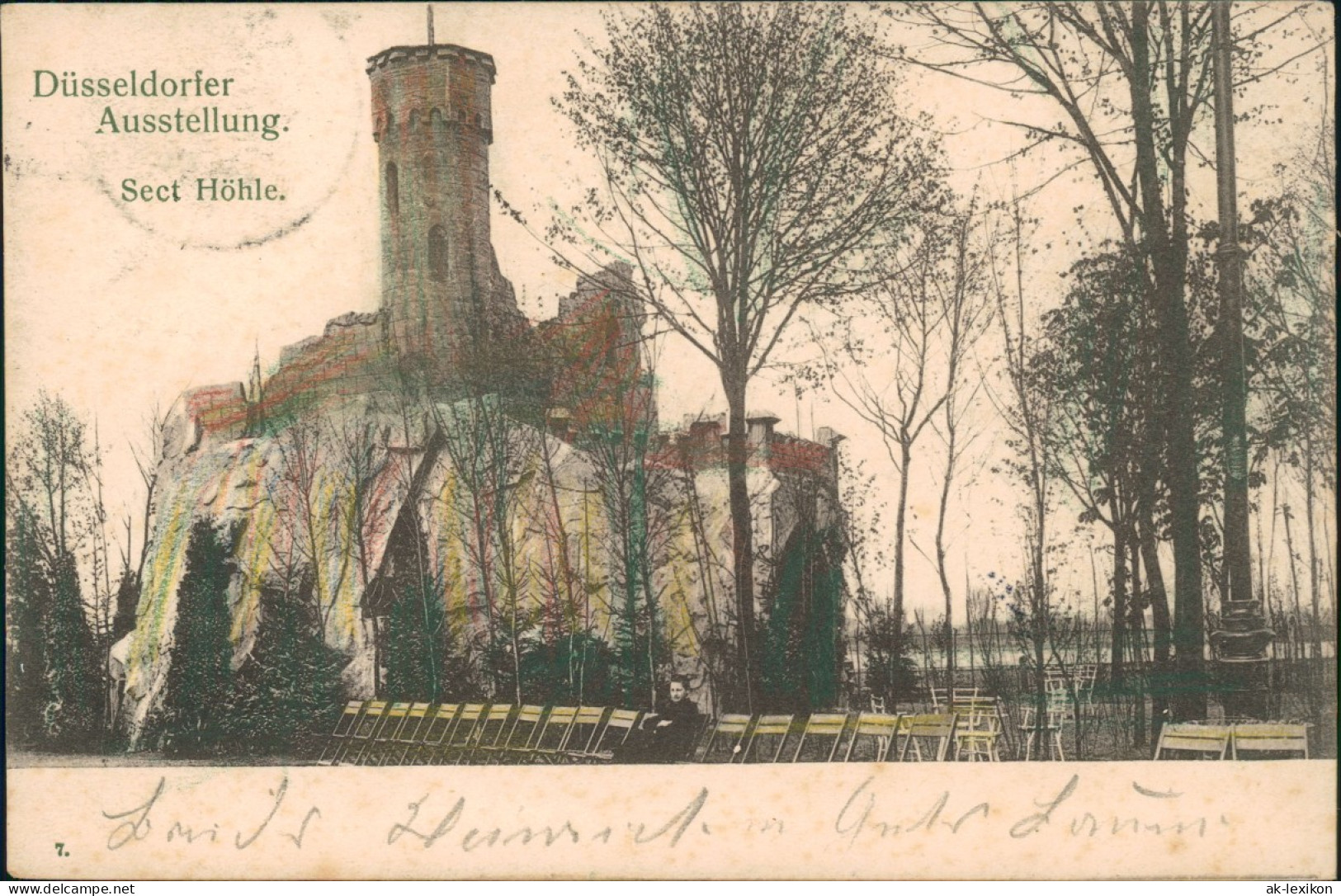 Ansichtskarte Düsseldorf Düsseldorfer Ausstellung Sect Höhle 1902 - Duesseldorf