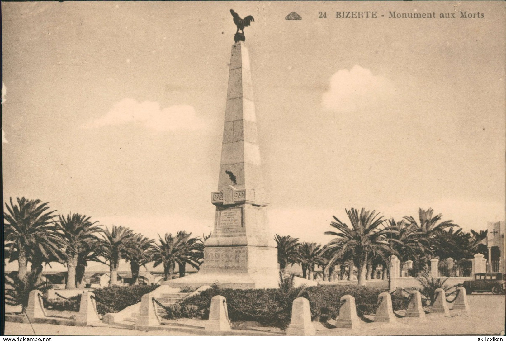 Postcard Bizerte بنزرت Monument Aux Morts Denkmal 1910 - Tunisia