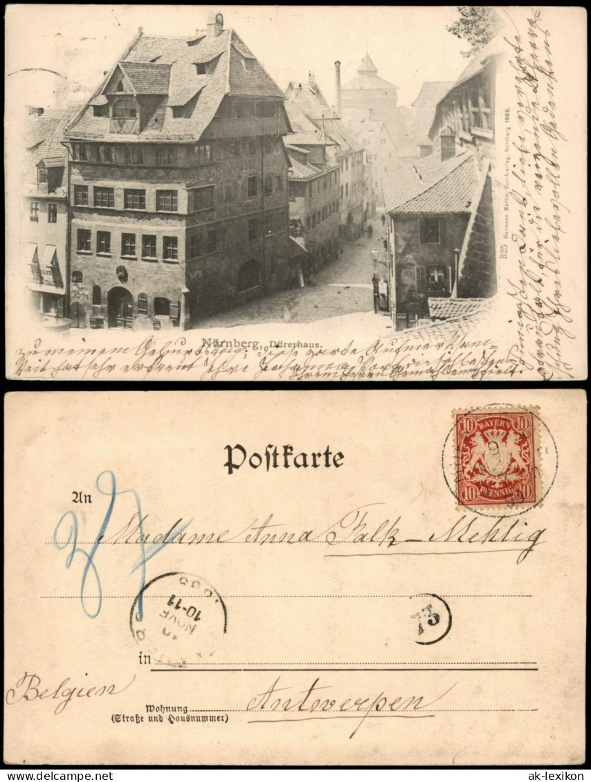 Ansichtskarte Nürnberg Albrecht-Dürer-Haus 1905 - Nürnberg