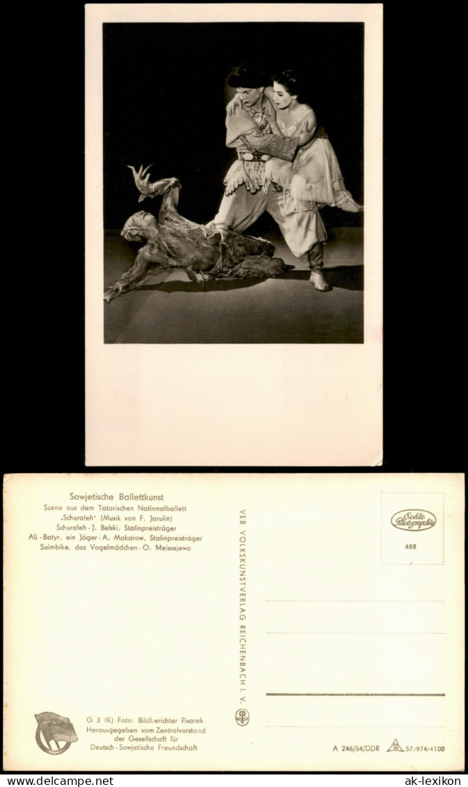 Sowjetische Ballettkunst Szene Aus Dem Tatarischen Nationalballett 1960 - Actors