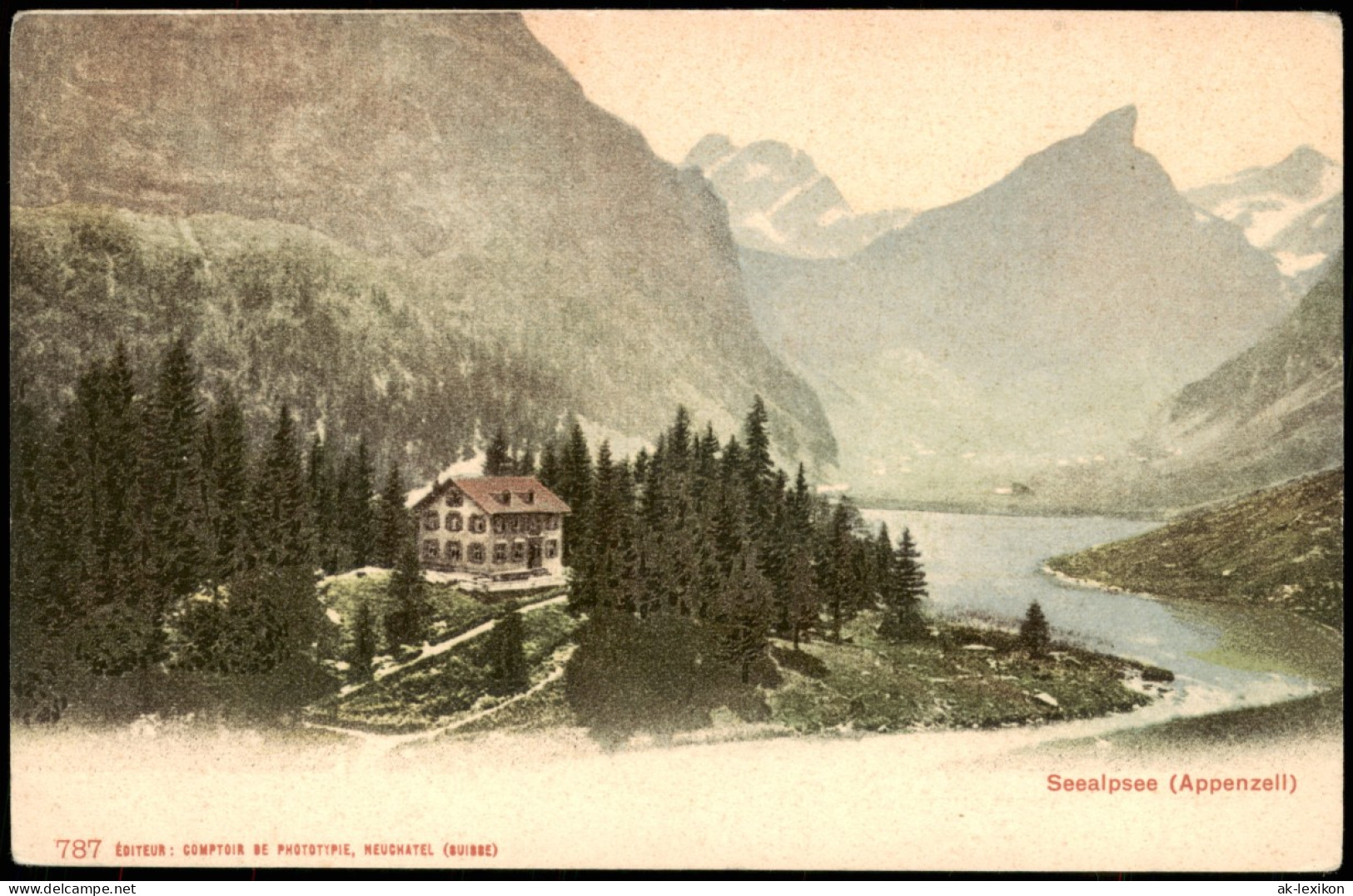 Ansichtskarte Appenzell (CH) Seealpsee (Appenzell) 1912 - Sonstige & Ohne Zuordnung