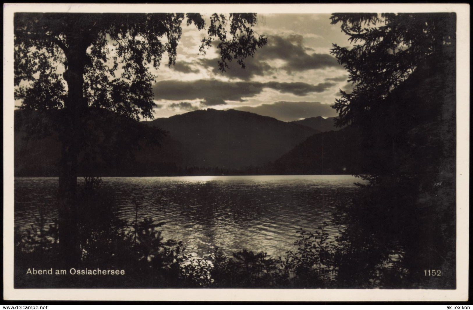 Ansichtskarte Annenheim Ossiacher See Stimmungsbild Abend Am Ossiachersee 1932 - Sonstige & Ohne Zuordnung