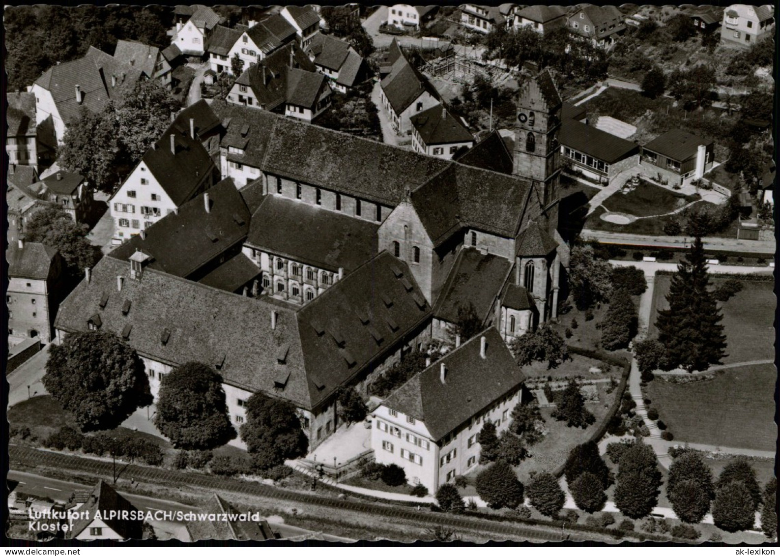 Ansichtskarte Alpirsbach Luftaufnahme Rund Ums Kloster 1962 - Alpirsbach