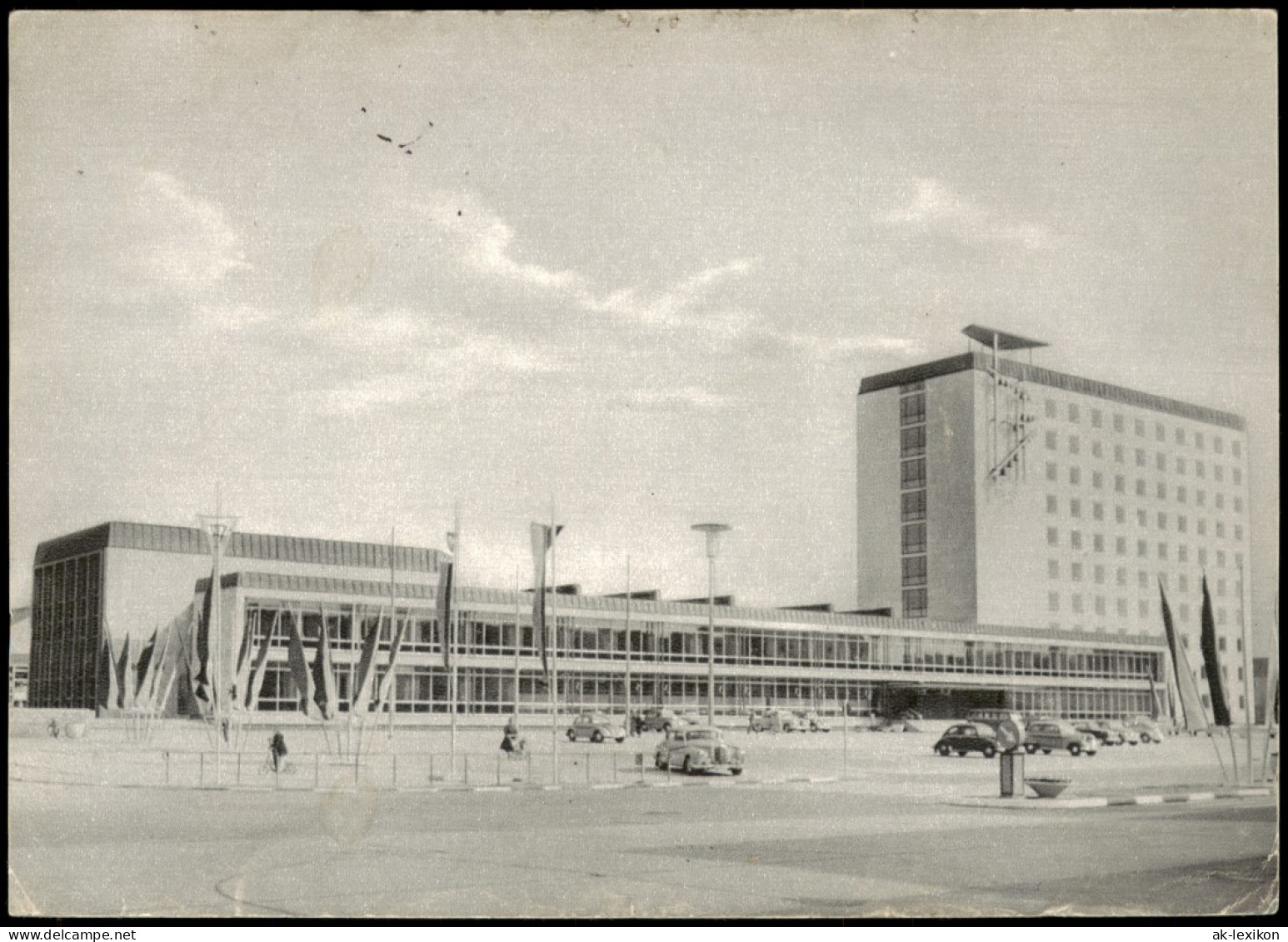 Ansichtskarte Wolfsburg Partie Am Neuen Rathaus 1968 - Wolfsburg