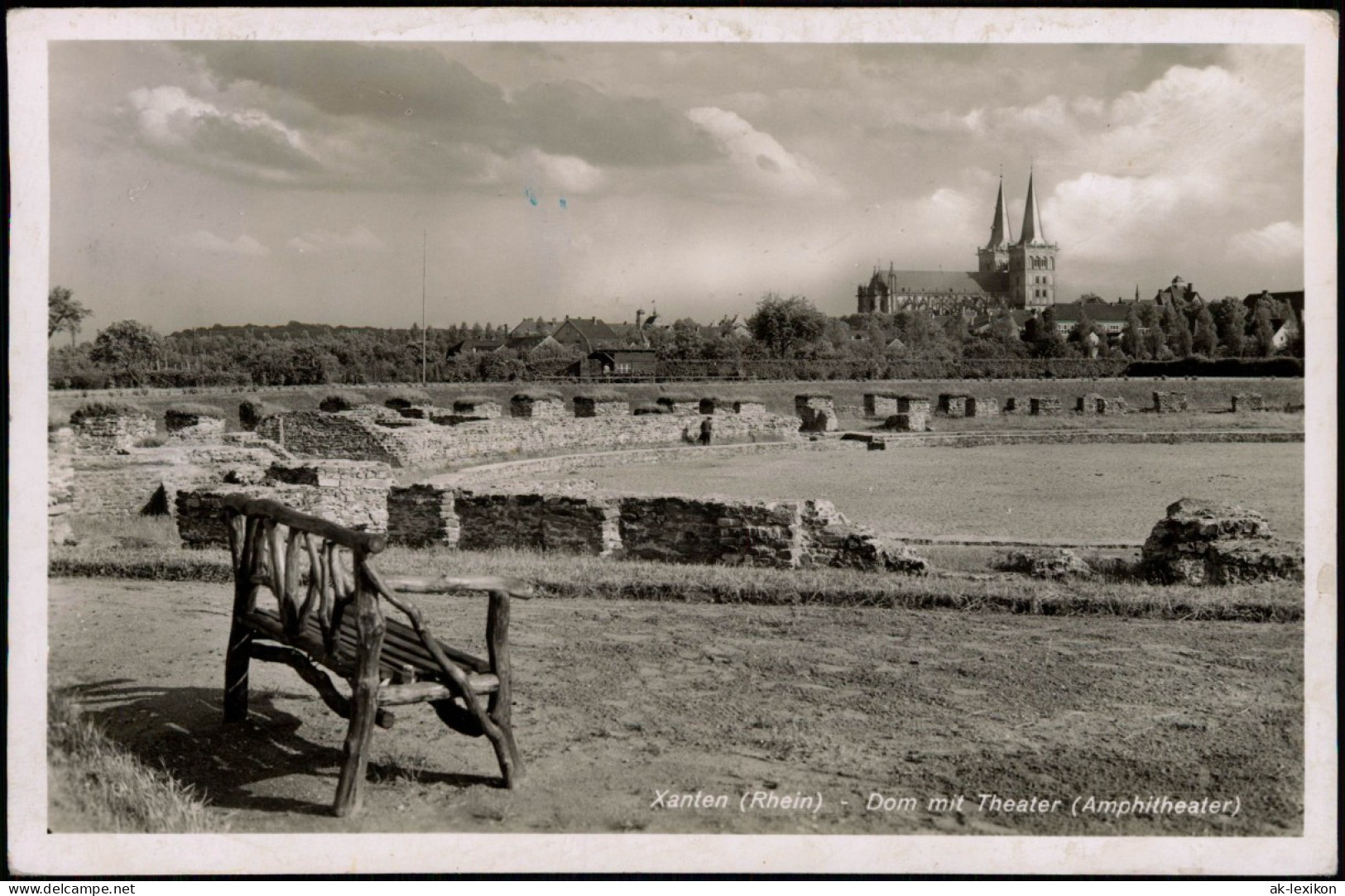 Ansichtskarte Xanten Blick Vom Amphitheater Auf Die Stadt 1938 - Xanten