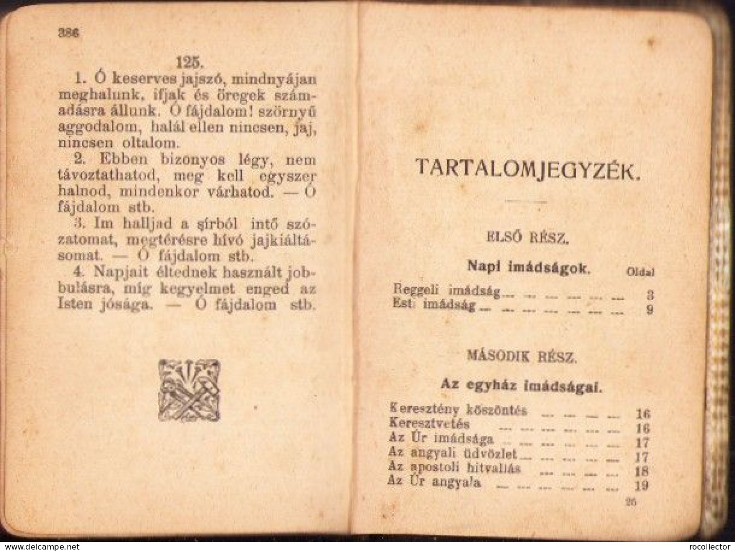 Hajadonok őrzőangyala Katolikus Imádságoskönyv 1913 Filó Károly 691SPN - Old Books