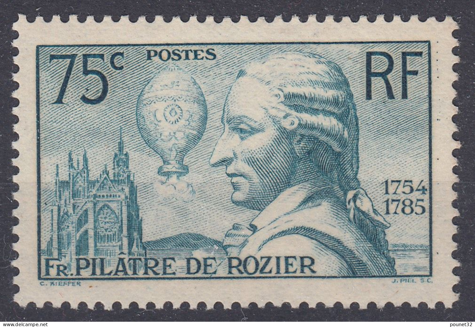 TIMBRE FRANCE PILATRE DE ROZIER N° 313 NEUF ** GOMME SANS CHARNIERE - TRES FRAIS - Unused Stamps