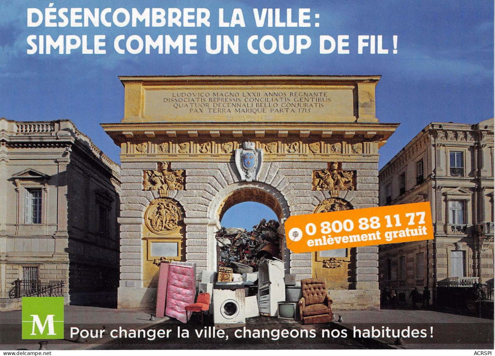 Desencombrer La Ville Simple Comme Un Coup De Fil 19(scan Recto-verso) MB2311 - Publicité