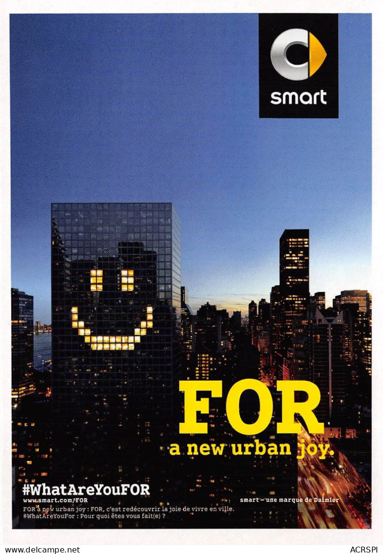 SMART For A New Urban Joy 17(scan Recto-verso) MB2310 - Publicité