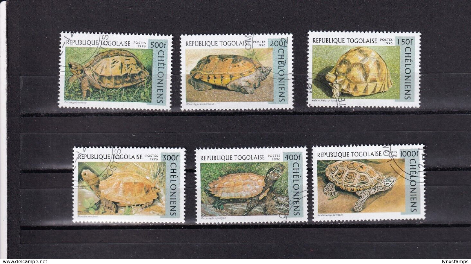 SA03 Togo 1996 Turtles Used Stamps - Schildpadden