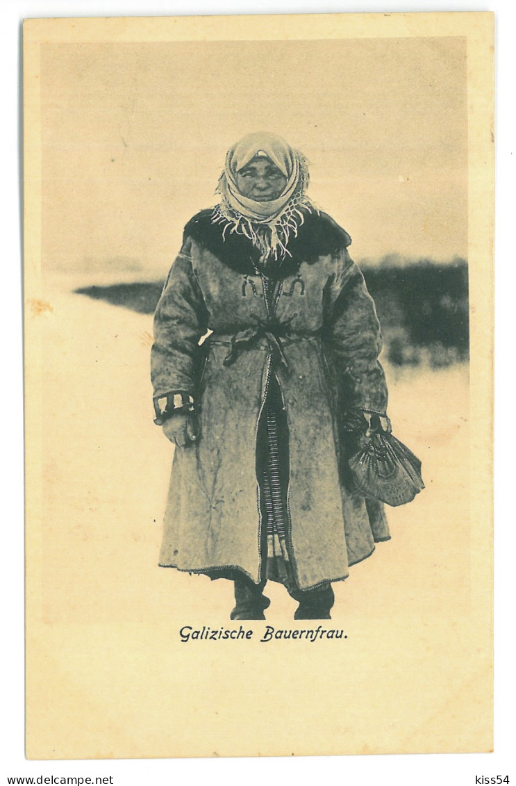 UK 43 - 20200 GALICIA, Ethnic Woman, Ukraine - Old Postcard - Unused - Ukraine