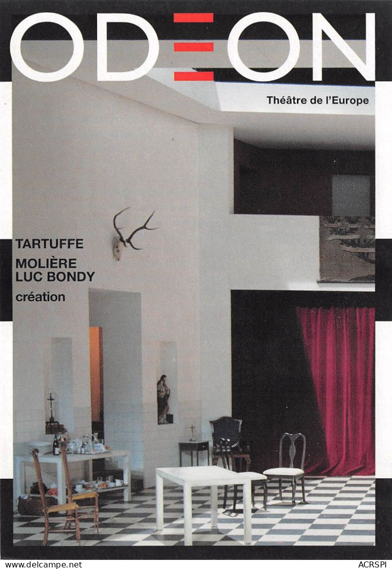 ODEON Theatre De L Europe Tartuffe Moliere Luc Bondy 14(scan Recto-verso) MB2320 - Advertising