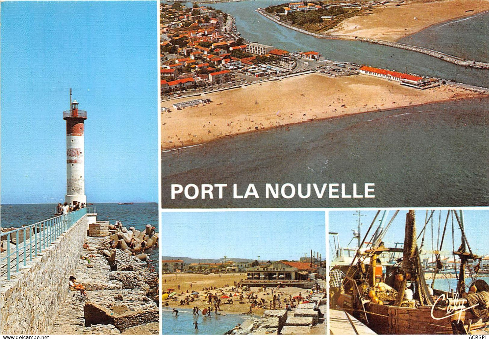 PORT LA NOUVELLE La Jetee Vue Generale La Plage Le Port De Peche 13(scan Recto-verso) MB2341 - Port La Nouvelle