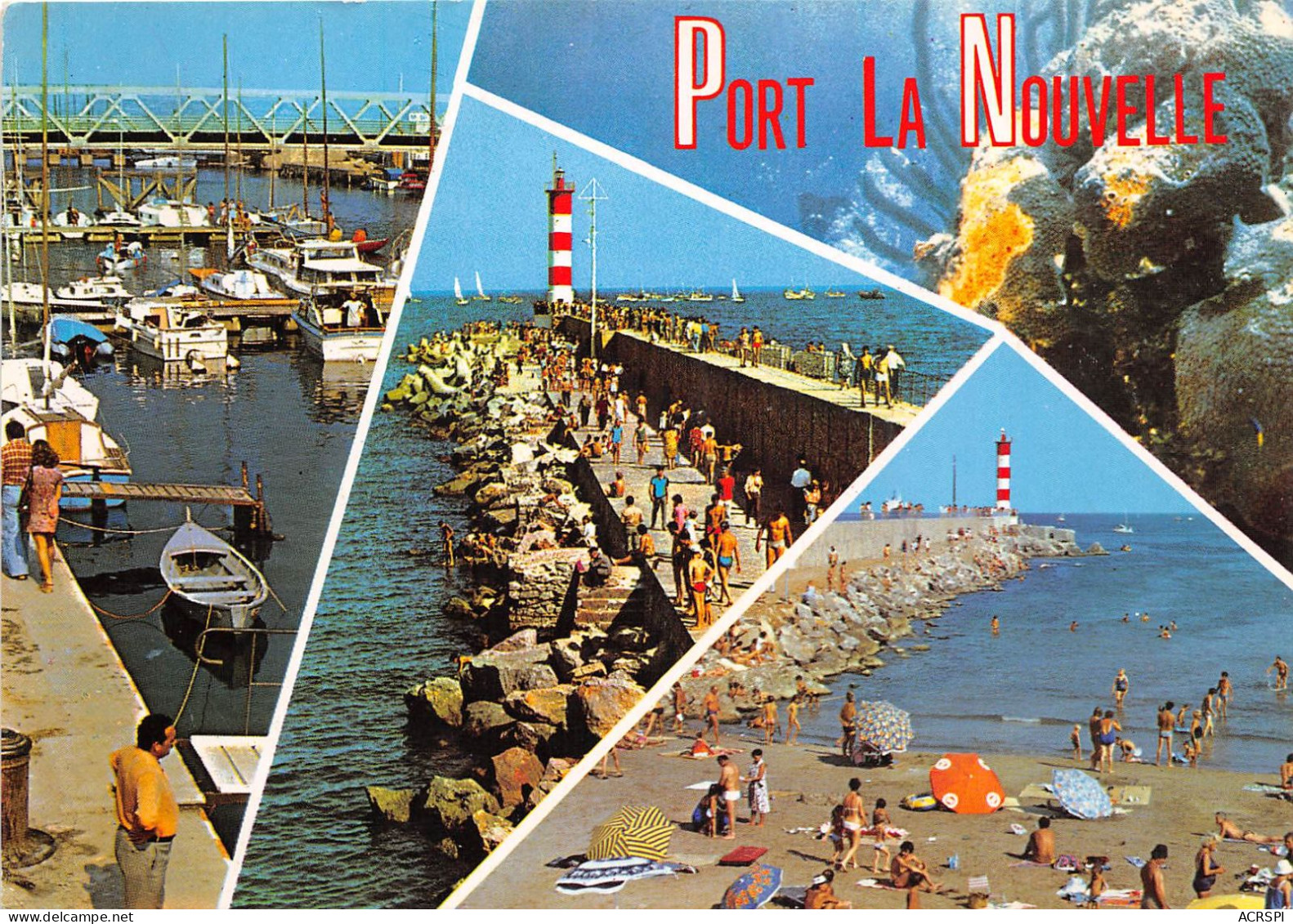 PORT LA NOUVELLE Le Port Le Phare La Plage 18(scan Recto-verso) MB2339 - Port La Nouvelle