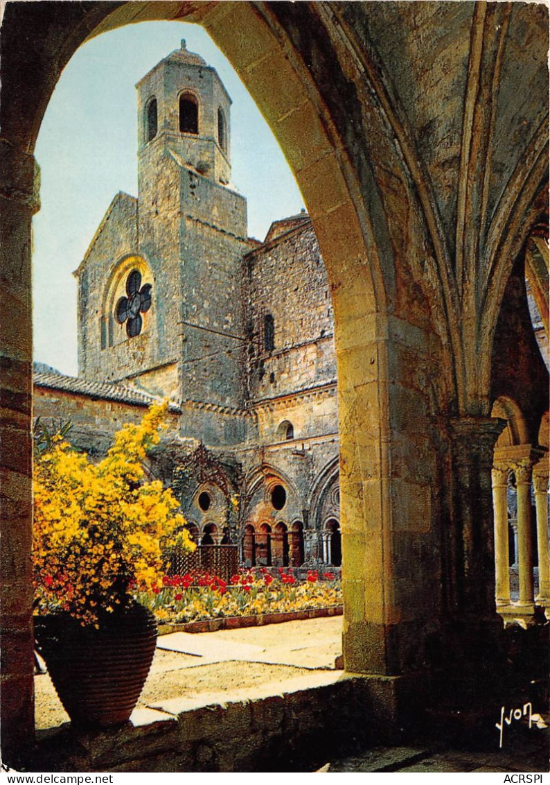 NARBONNE Abbaye De Fontfroide Le Cloitre Et Le Clocher 14(scan Recto-verso) MB2339 - Narbonne