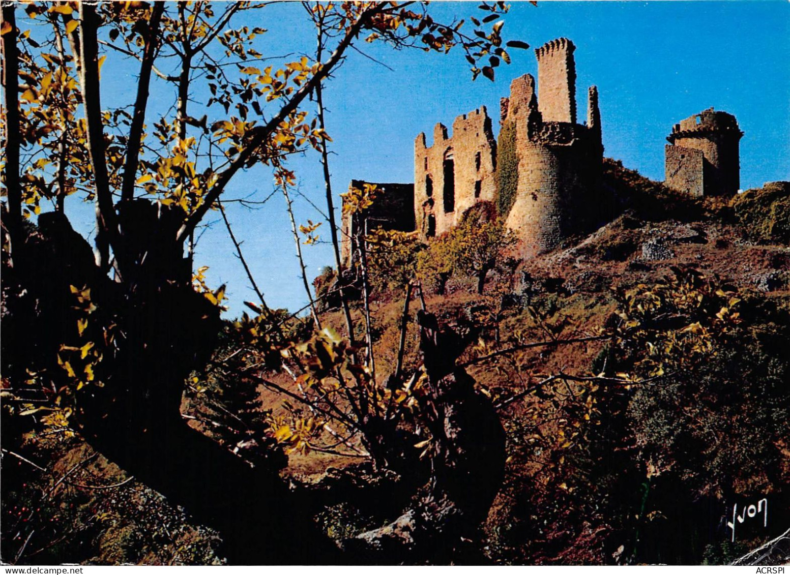 AUBENAS Ruines Du Chateau De Boulogne 3(scan Recto-verso) MB2373 - Aubenas