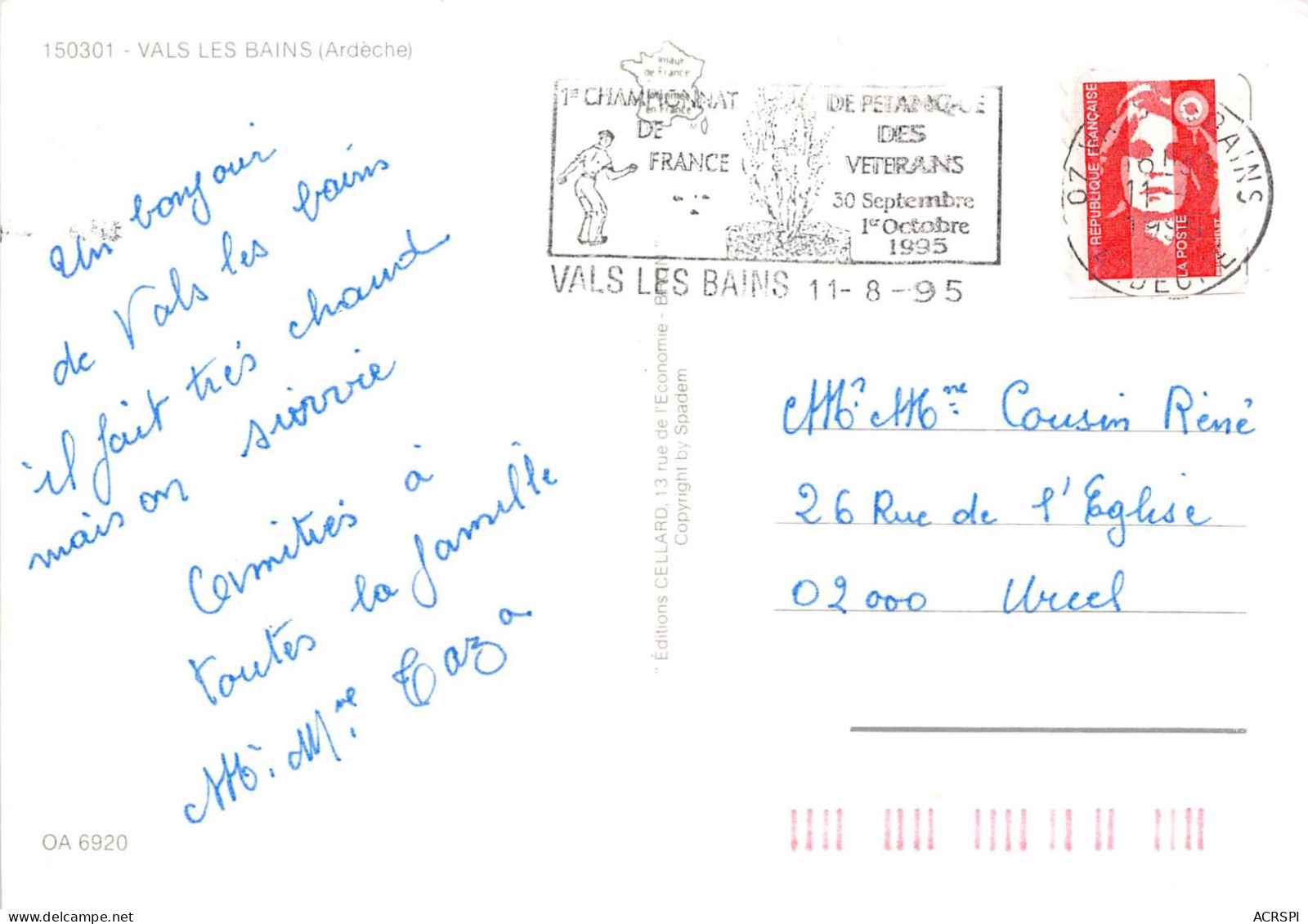 VALS LES BAINS 8(scan Recto-verso) MB2371 - Vals Les Bains
