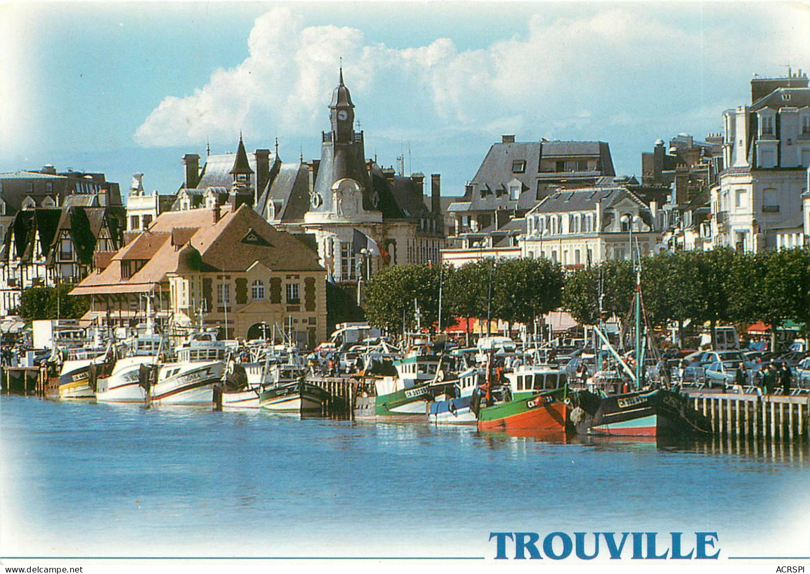 TROUVILLE SUR MER Le Port De Peche Sur La Touques 14(scan Recto-verso) MB2384 - Trouville
