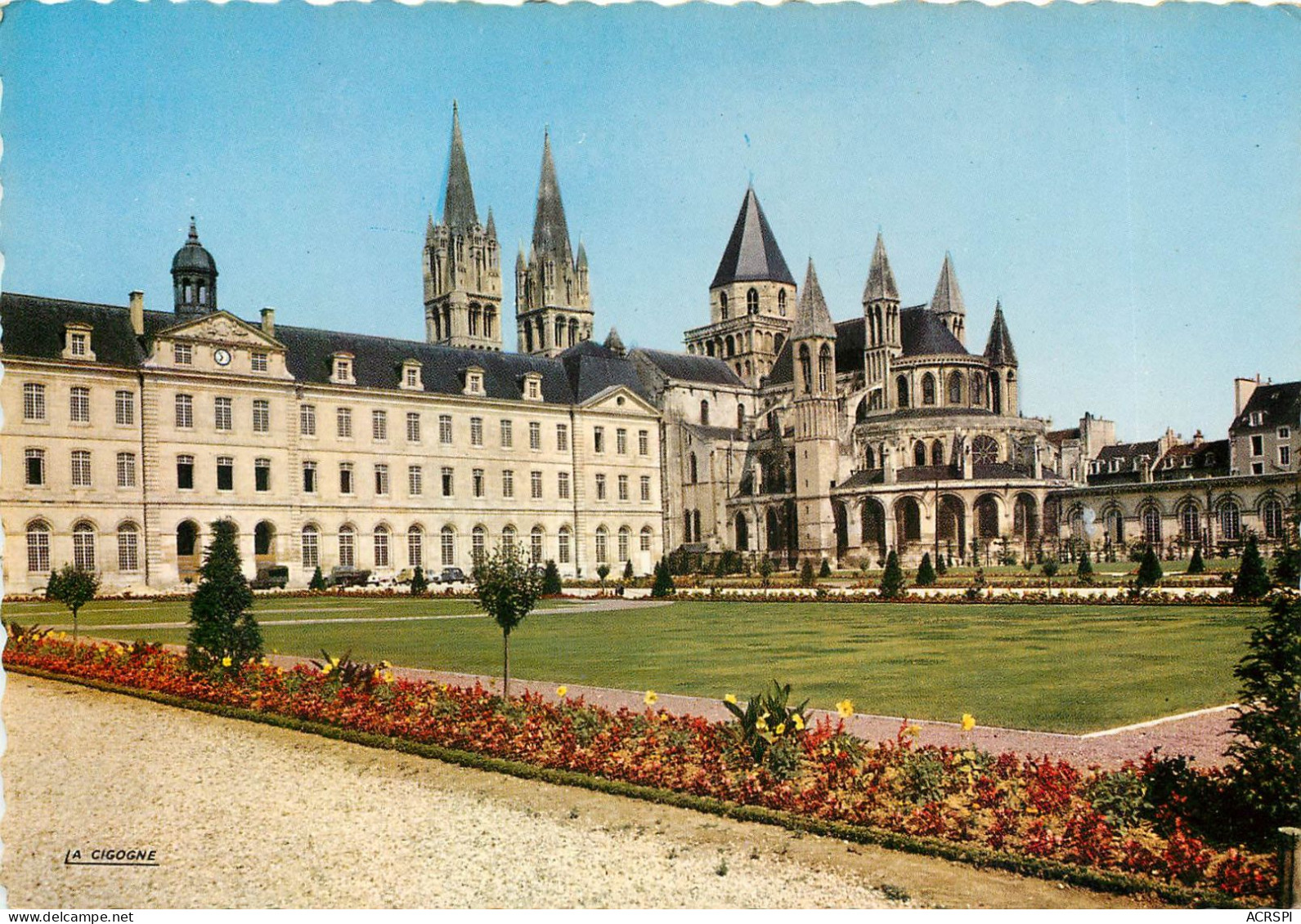 CAEN Hotel De Ville Et Abbaye Aux Hommes 18(scan Recto-verso) MB2382 - Caen