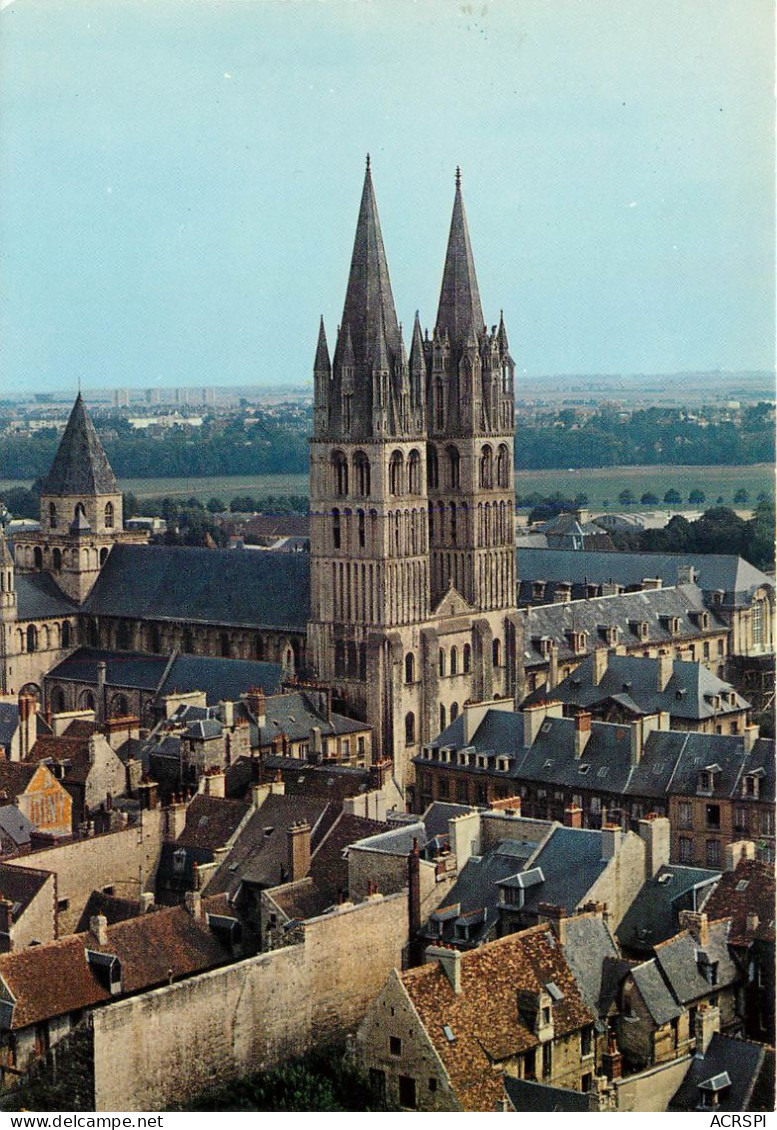 CAEN Abbaye Aux Hommes Eglise Saint Etienne Ensemble De L Eglise Et De L Abbaye 27(scan Recto-verso) MB2382 - Caen