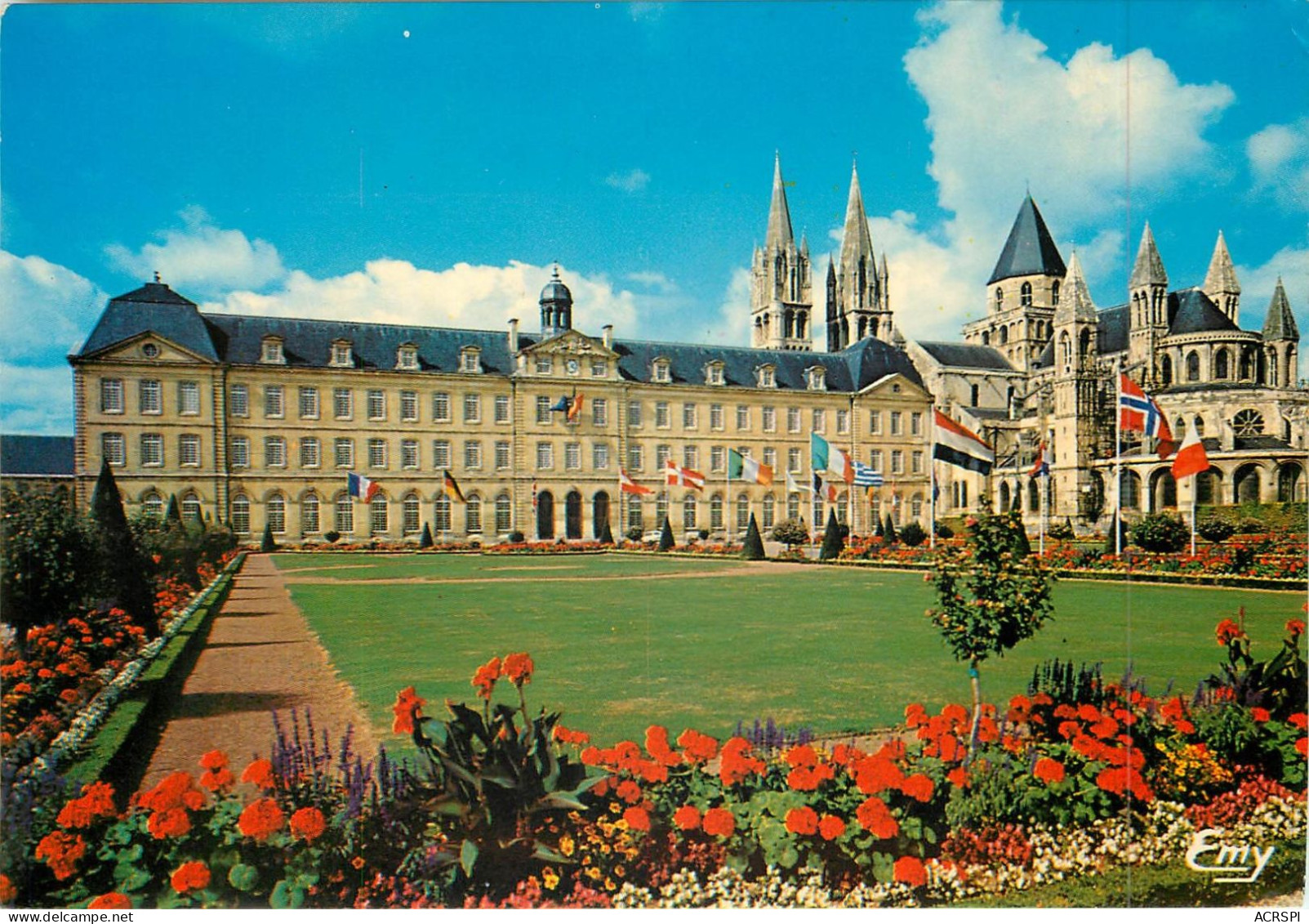 CAEN L Abbaye Aux Hommes Fondee Par Guillaume Le Conquerant 26(scan Recto-verso) MB2379 - Caen