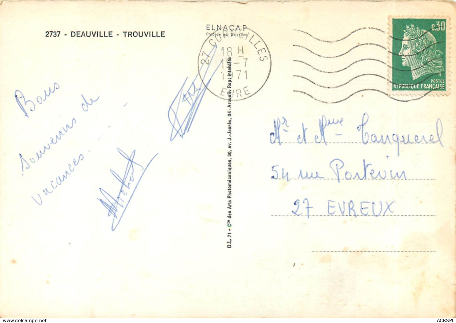 DEAUVILLE TROUVILLE 12(scan Recto-verso) MB2379 - Deauville