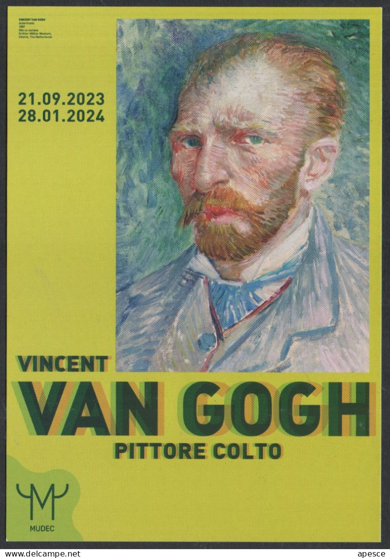 PAINTING - ITALIA MILANO 2023 - VINCENT VAN GOGH PITTORE COLTO - PROMOCARD - I - Malerei & Gemälde
