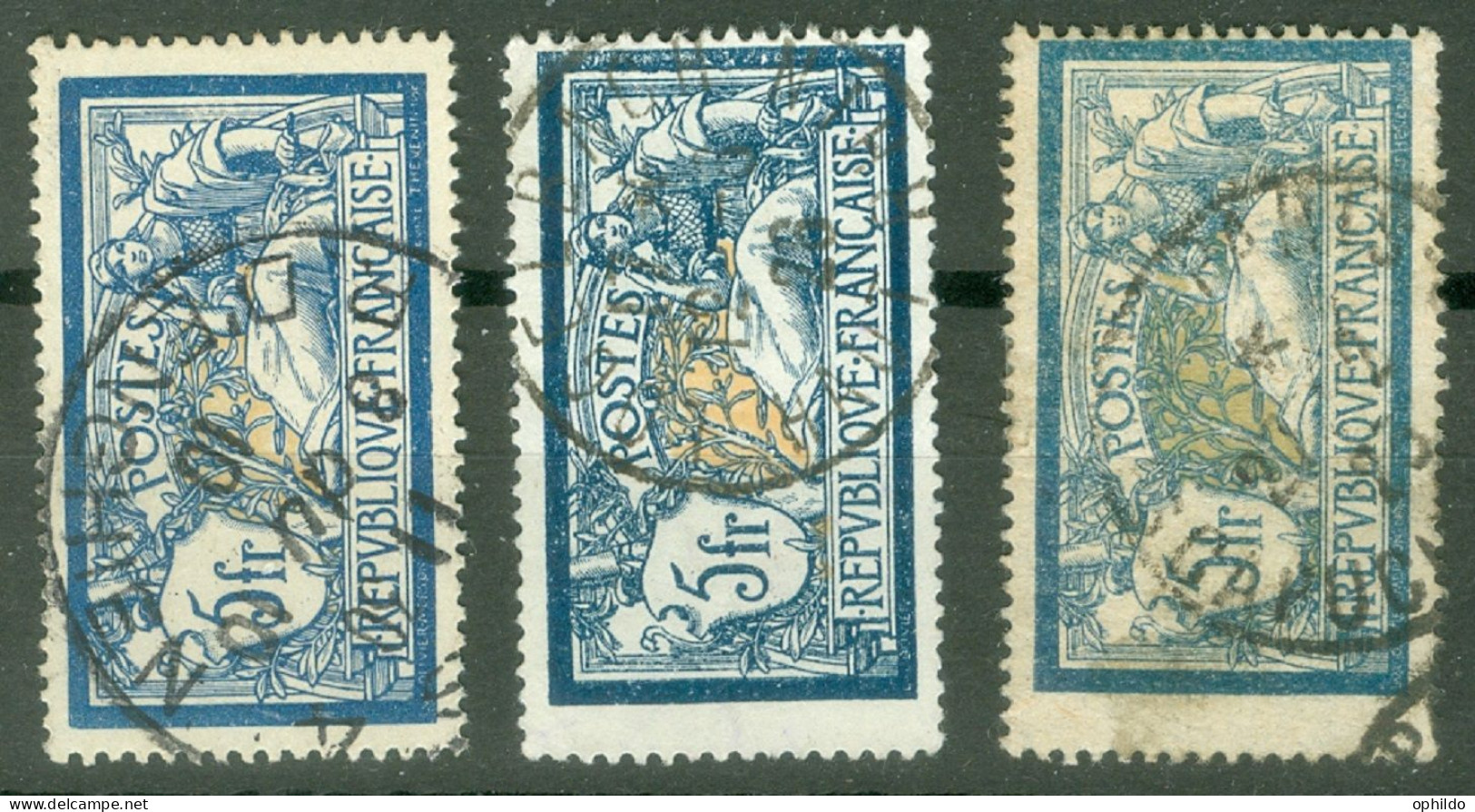 France Yv 123 Et 123a Ob B/TB Voir Scan Et Description  - Used Stamps