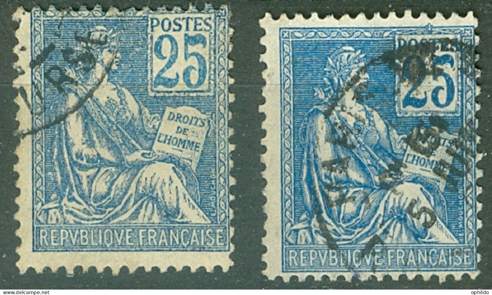 France Yv 114 Et 118 Ob TB  - Used Stamps