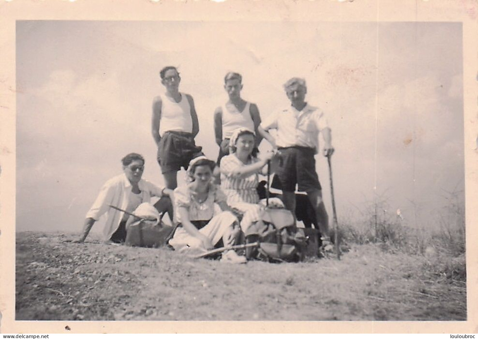 ALPES LE MONT BAUDON 1948 ALPINISME  PHOTO ORIGINALE  9 X 6 CM R1 - Places