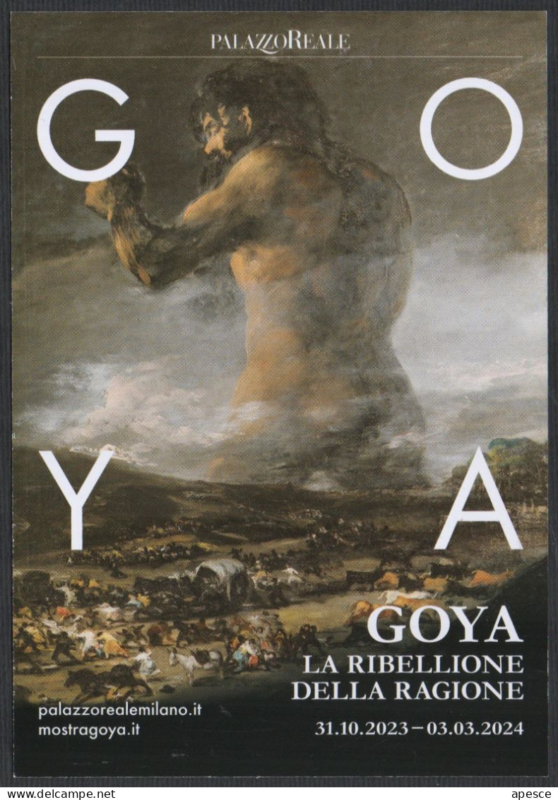 PAINTING - ITALIA MILANO 2023 - PALAZZO REALE - GOYA: LA RIBELLIONE DELLA RAGIONE - PROMOCARD - I - Peintures & Tableaux