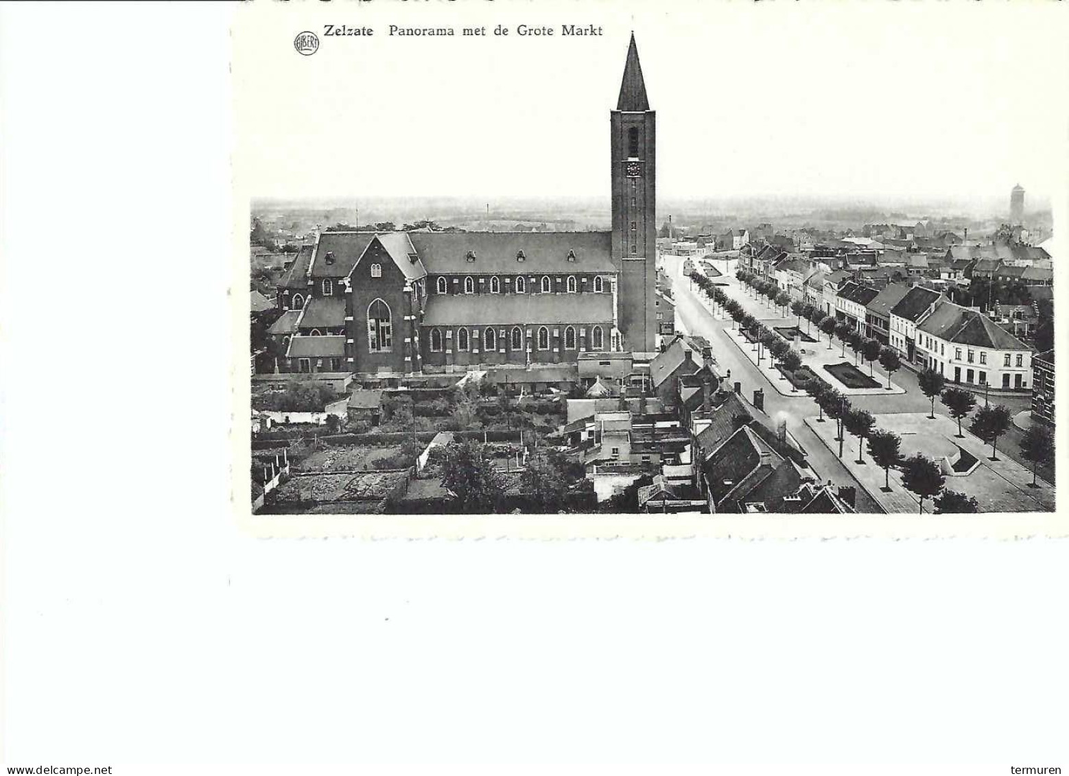 Zelzate :Panorama Met De Grote Markt - Zelzate