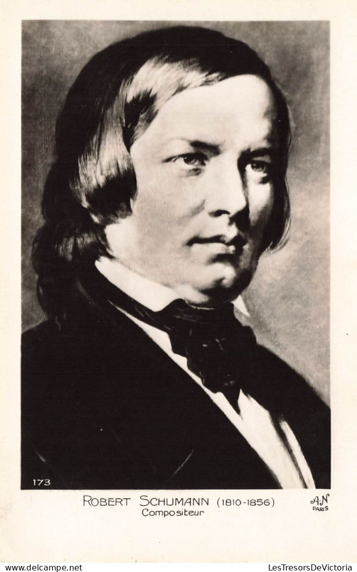 CELEBRITES - Robert Schumann (1810 - 1856) - Compositeur - Carte Postale Ancienne - Zangers En Musicus