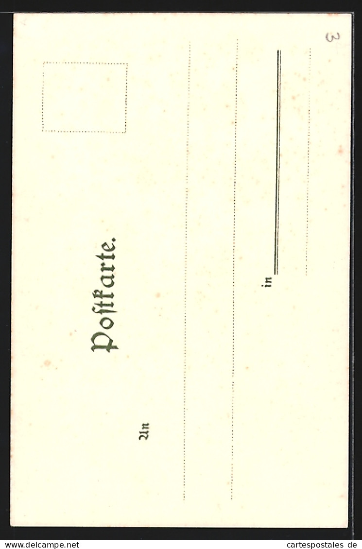 Lithographie Nürnberg, Das Alte Walchthor  - Nuernberg